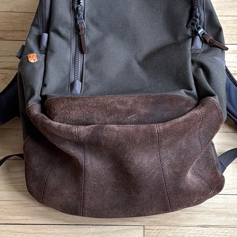 Visvim Brown And Black Backpack With Streamlined … - image 4